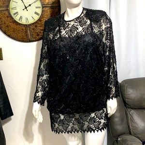 Jasdee Beaded sequins mini dress